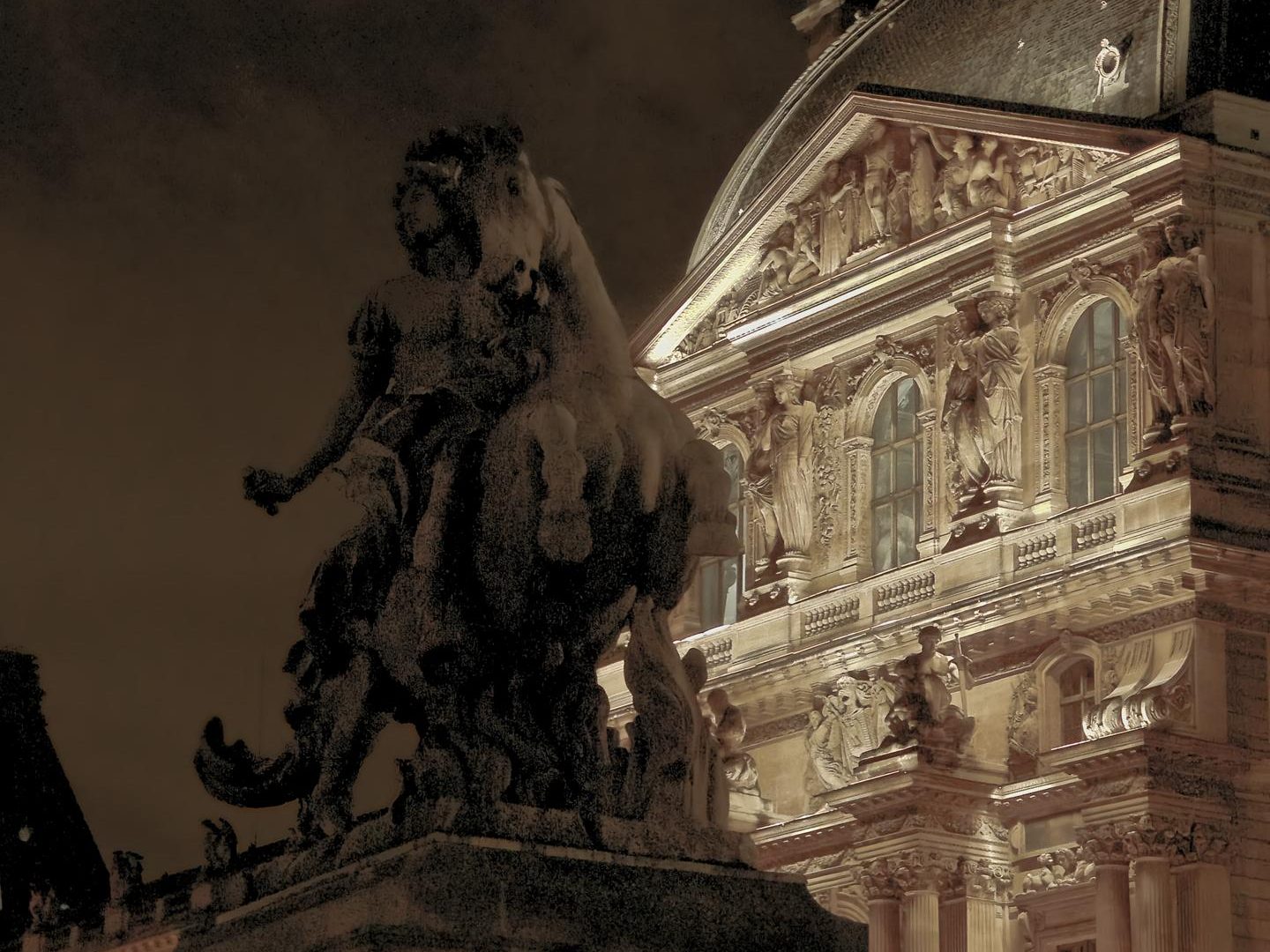 Estatua de Louis XIV