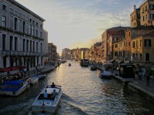 Canale di Cannaregio, Venecia, Atardecer
