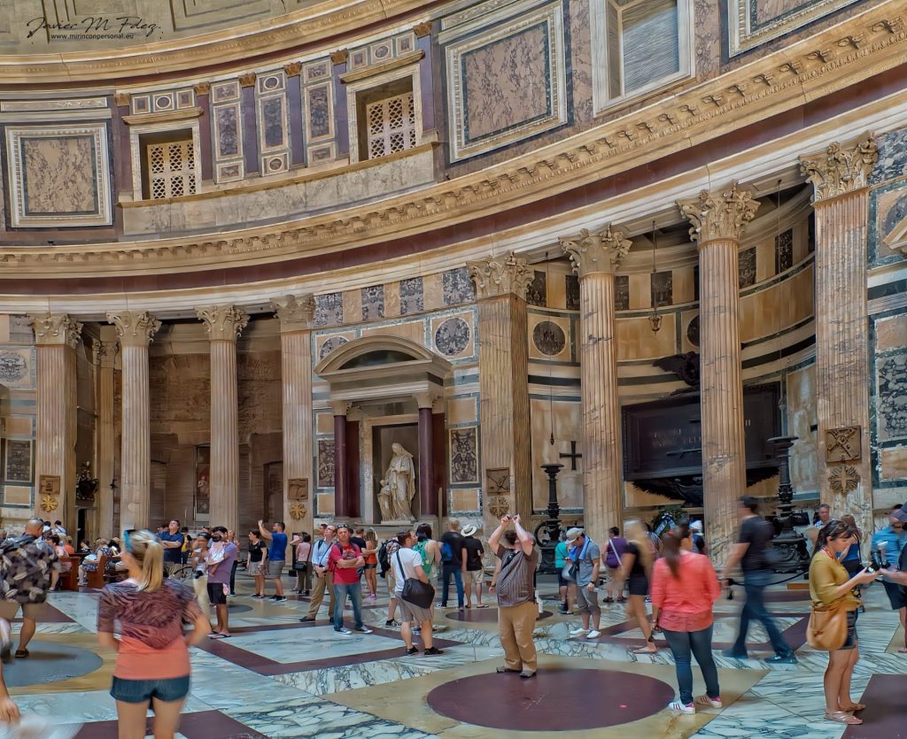 Pantheon di Agrippa, Pantheon, cela del Pantheon, Roma, Italia